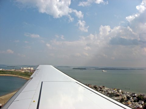 plane horizon