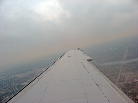plane horizon